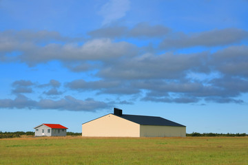 Fototapeta na wymiar Farmhouse in south Iceland, Europe