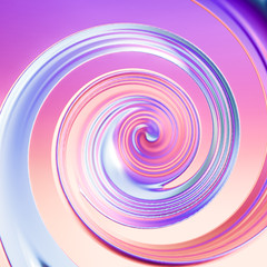 Splash fluid. 3d illustration, 3d rendering.