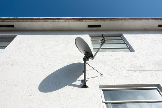 Satellite Dish On Roof