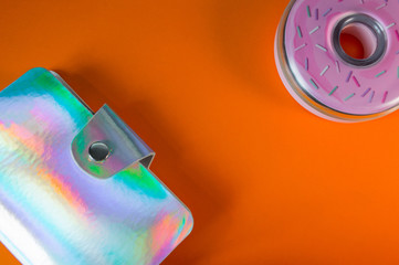 A set of cosmetic tools for manicure and pedicure