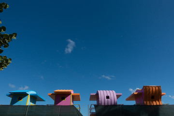 south beach huts 