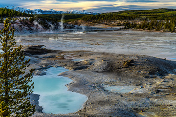 Norris Geyser Basin landscapes, Yellowstone