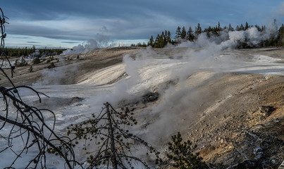 Norris Geyser Basin landscapes, Yellowstone