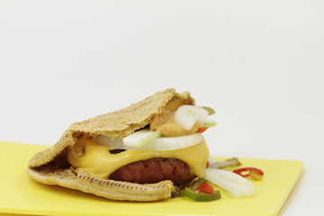 pita metless burger