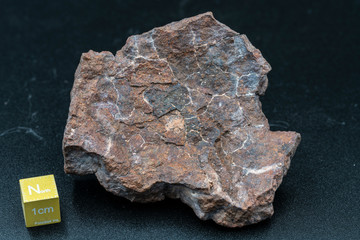 Chondrite Meteorite L6W2 Type isolated, piece of rock formed as an asteroid in the universe at...
