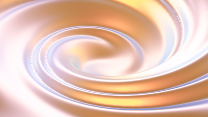 Splash fluid. 3d illustration, 3d rendering.