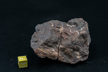 Chondrite Meteorite L6W2 Type isolated, piece of rock formed as an asteroid in the universe at...