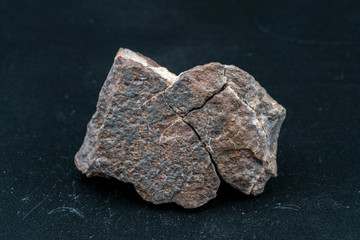 Chondrite Meteorite L6W2 Type isolated, piece of rock formed as an asteroid in the universe at during Solar System creation. The meteorite comes from an asteroid fall impacting Earth at Atacama Desert