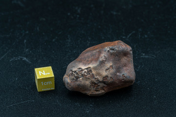 Chondrite Meteorite L6W2 Type isolated, piece of rock formed as an asteroid in the universe at...