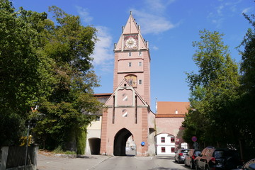 Fototapeta na wymiar Kempter Tor in Memmingen