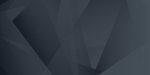 Fototapeta premium Simple modern black triangle abstract presentation background