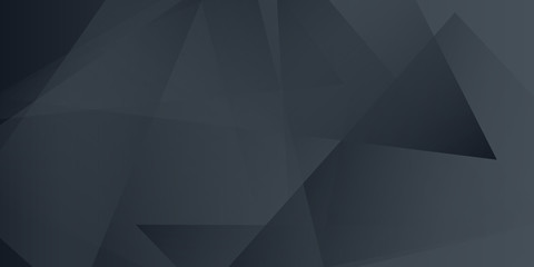 Obraz premium Simple modern black triangle abstract presentation background
