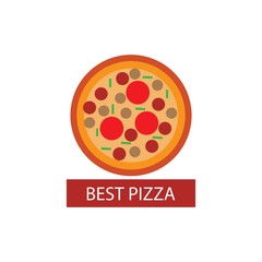 pizza logo vector