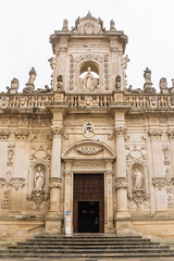 Fototapeta na wymiar church facade in italy