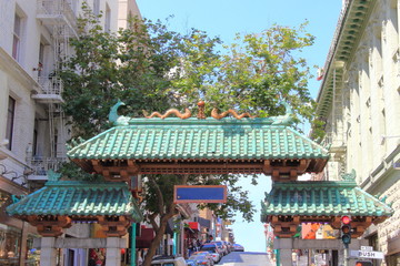 Dragon's Gate, the entrance to San Fransisco's China Town