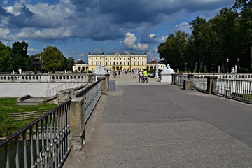wejście do Pałacu Branickich, Białystok