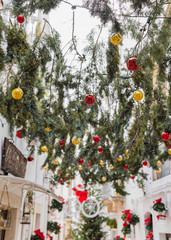 Travel Italy - small town in Christmas time