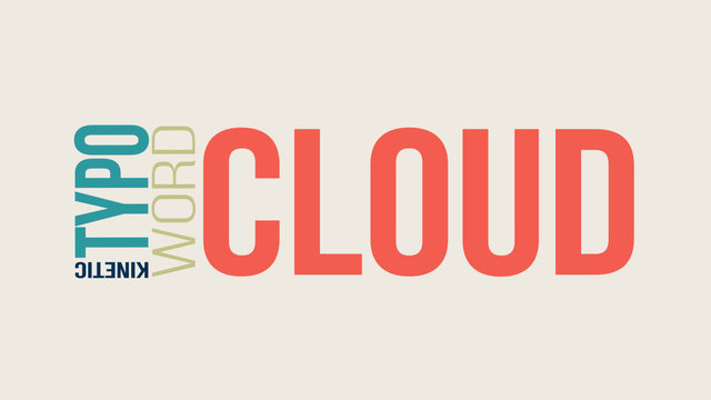 Kinetic Word Cloud