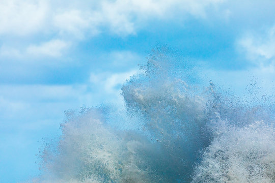 Wave Crashing Abstract