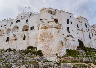 old castle fortress in Italy