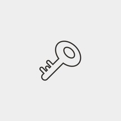 key icon vector illustration and symbol foir website and graphic design