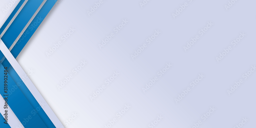 Poster blue grey white abstract background geometry shine and layer element vector for presentation design.