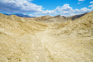 hikink the golden canyon - gower gulch circuit in death valley, california, usa