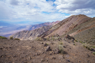 badwater basin from dantes view in death valley, california, usa