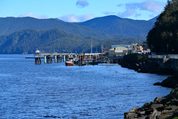 Harbor in Prince Rupert, Northern BC, Canada