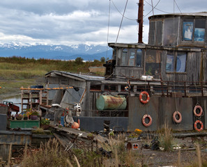 The boat, known to many as the “pirate ship,” is a Homer landmark