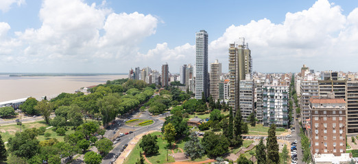 Naklejka premium Miasto Rosario w Argentynie