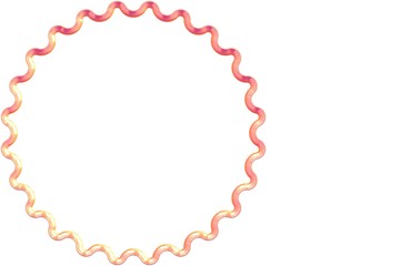 Circle on a plane color background