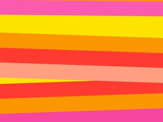 The Amazing of Colorful Art Pink, Yellow, Orange and Red Abstract Modern Shape Background or Wallpaper