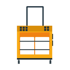 Tool Trolley icon, colorful design