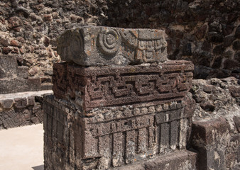 Tepoztlan, Morelos / Mexico - May 2018 Tepozteco is an archaeological site, It consists of a small...