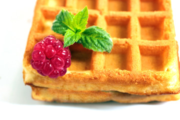 Cookies isolated on white background. Sweet cookies. Homemade dough.