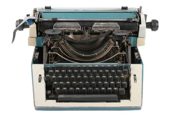 Old antique mechanical vintage typewriter