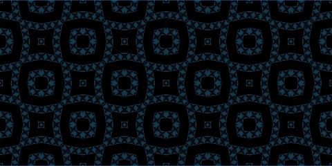 seamless background with black flower pattern 