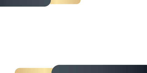 Black gold white abstract frame background with copy space