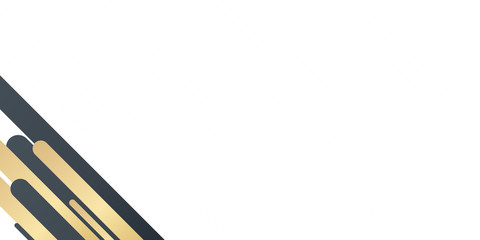 Black gold white abstract frame background with copy space