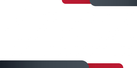 Modern simple red black white abstract presentation background design with copy space.