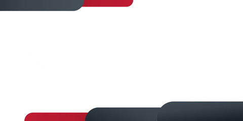 Modern simple red black white abstract presentation background design with copy space.