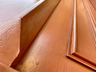 close up red brown wooden background