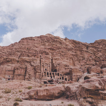 Petra - an ancient city, the capital of the Edomites,Edomae, later the capital of the Nabataean Kingdom. UNESCO world heritage site. Lost city in the mountains. one of the modern wonders of world