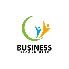 Adoption and community logo template vector icon