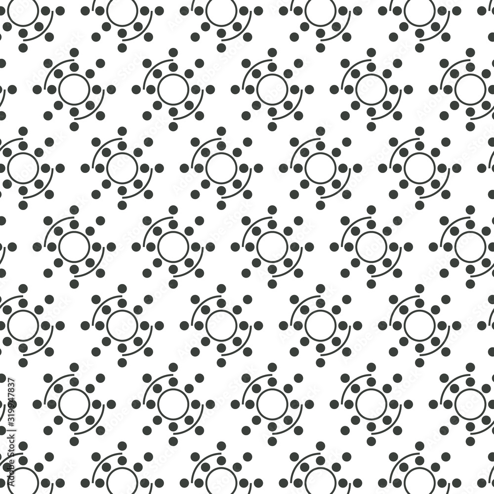 Poster abstract background pattern in geometric ornamental style