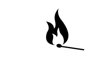 Matchstick, Wooden Lighter Icon
