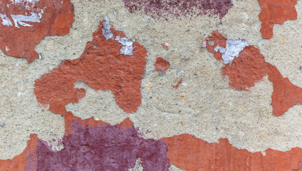 Paint on an old wall as an abstract background