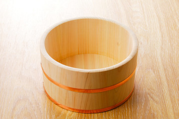 木桶　Japanese Hinoki wood Bucket