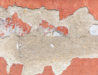 Paint on an old wall as an abstract background